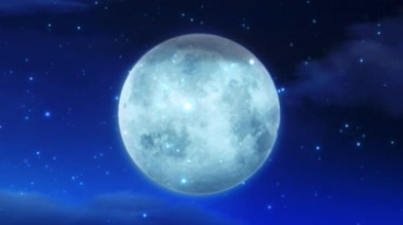 圆圆的超级大月亮LED视频素材