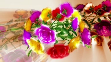 婚礼花束鲜艳花朵视频素材