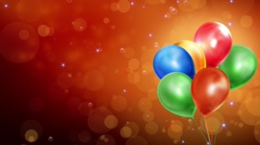 彩色气球气泡视频素材