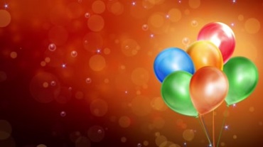 彩色气球气泡视频素材