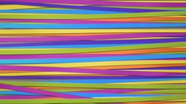 彩色条纹纸带视频素材