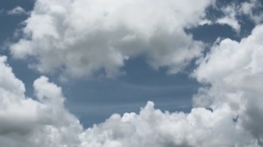 云海白色云朵快速移动视频素材