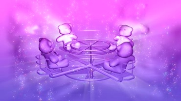 梦幻紫色儿童游戏转圈视频素材