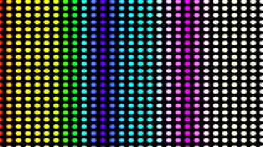 彩色led灯组循环闪烁视频素材