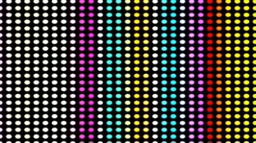 彩色led灯组循环闪烁视频素材