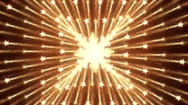 金色粒子闪烁四周发散掉落视频素材
