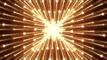 金色粒子闪烁四周发散掉落视频素材