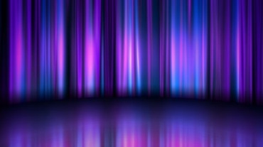 紫色舞台灯光秀光效极光Led视频素材