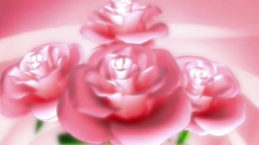 梦幻婚礼粉红色玫瑰爱情Led视频素材