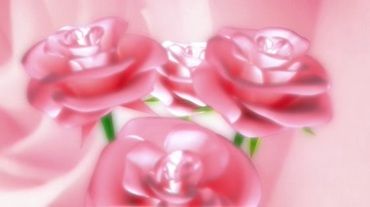 梦幻婚礼粉红色玫瑰爱情Led视频素材