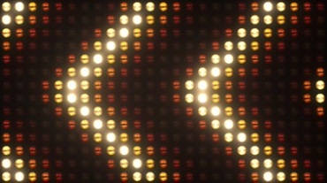 Led灯三角箭头指示标志灯光视频素材