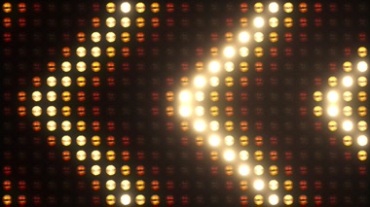 Led灯三角箭头指示标志灯光视频素材