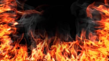 动感燃烧的火苗火焰舞台演出背景视频素材