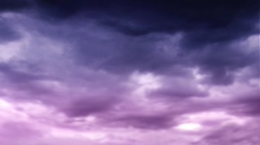 紫色云彩云朵云层飘移视频素材