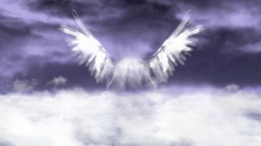 云上天使翅膀视频素材