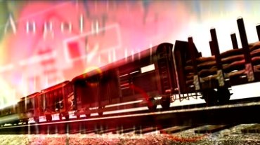 货运火车铁轨铁路货车视频素材