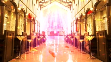 教堂天使天神圣光视频素材