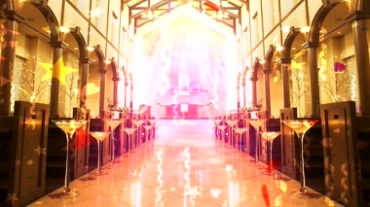 教堂天使天神圣光视频素材