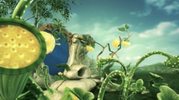 卡通植物绿色植物视频素材