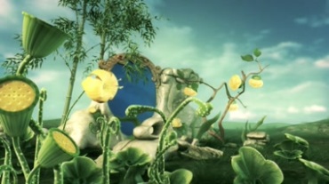 卡通植物绿色植物视频素材