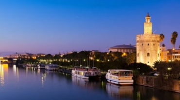 欧洲城市夜景夜色风情视频素材