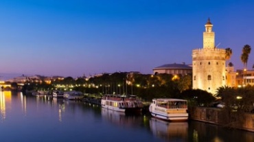 欧洲城市夜景夜色风情视频素材