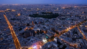 欧洲城市傍晚风景视频素材