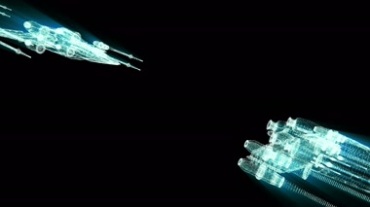 外星飞行器外星文明战机视频素材