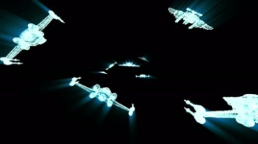 科幻飞机战机外星飞船战舰视频素材