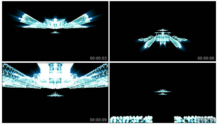 外星宇宙飞船星际战舰视频素材