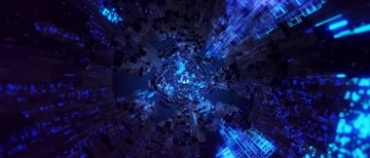 宇宙空间时光隧道穿梭视频素材