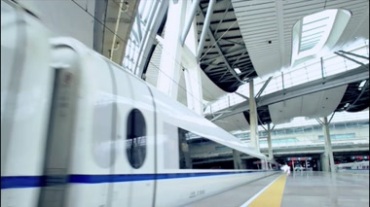 城市交通发展高速公路火车列车交通运输镜头高清延时实拍视频素材