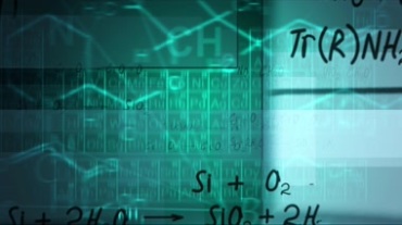 化学公式定理方程式视频素材