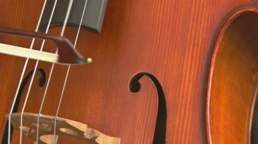 大提琴弹奏乐曲来回拉伸音弦优美声音学习大提琴视频素材