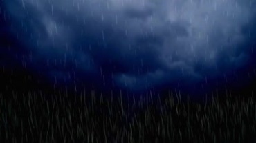 风雨交加乌云笼罩视频素材