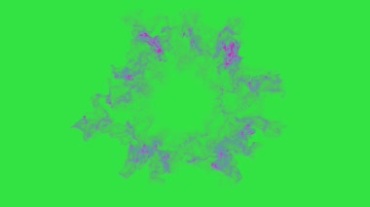 紫色冲击波爆炸散开绿屏抠像视频素材