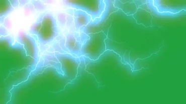 电流电弧绿屏抠像特效视频素材
