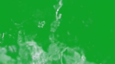 水珠溅起来绿屏抠像特效视频素材