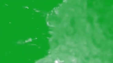 水珠溅起来绿屏抠像特效视频素材