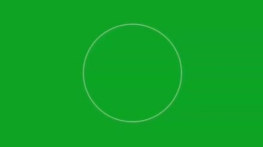 白光炫光圆圈粒子绿屏抠像特效视频素材