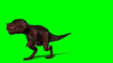 恐龙绿幕背景视频素材