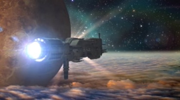星际飞船太空飞船高清视频素材