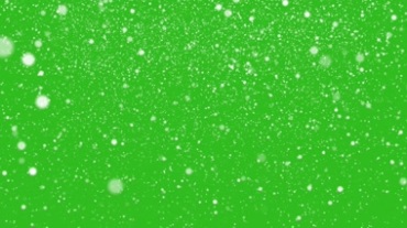 大雪纷飞绿幕背景透明抠像特效视频素材