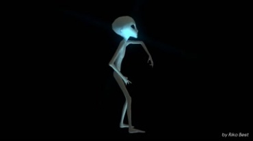 外星人跳舞抠像特效视频素材