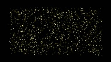 金色粒子飘动透明抠像特效视频素材