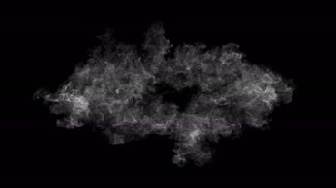 粒子冲击波消散黑屏特效视频素材