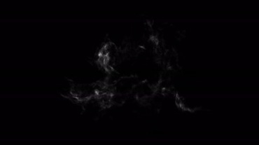 爆炸气体烟雾扩散消失特效视频素材