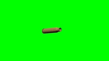 子弹弹壳绿屏抠像特效视频素材