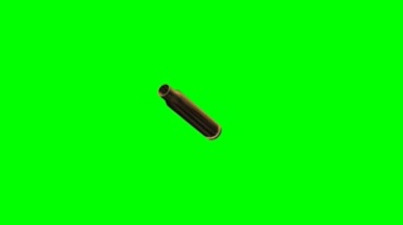 子弹弹壳绿屏抠像特效视频素材