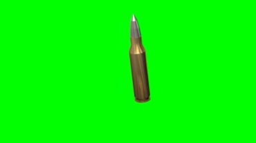 子弹绿屏抠像特效视频素材